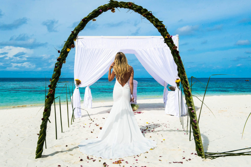 Свадебная церемония на Мальдивских островах