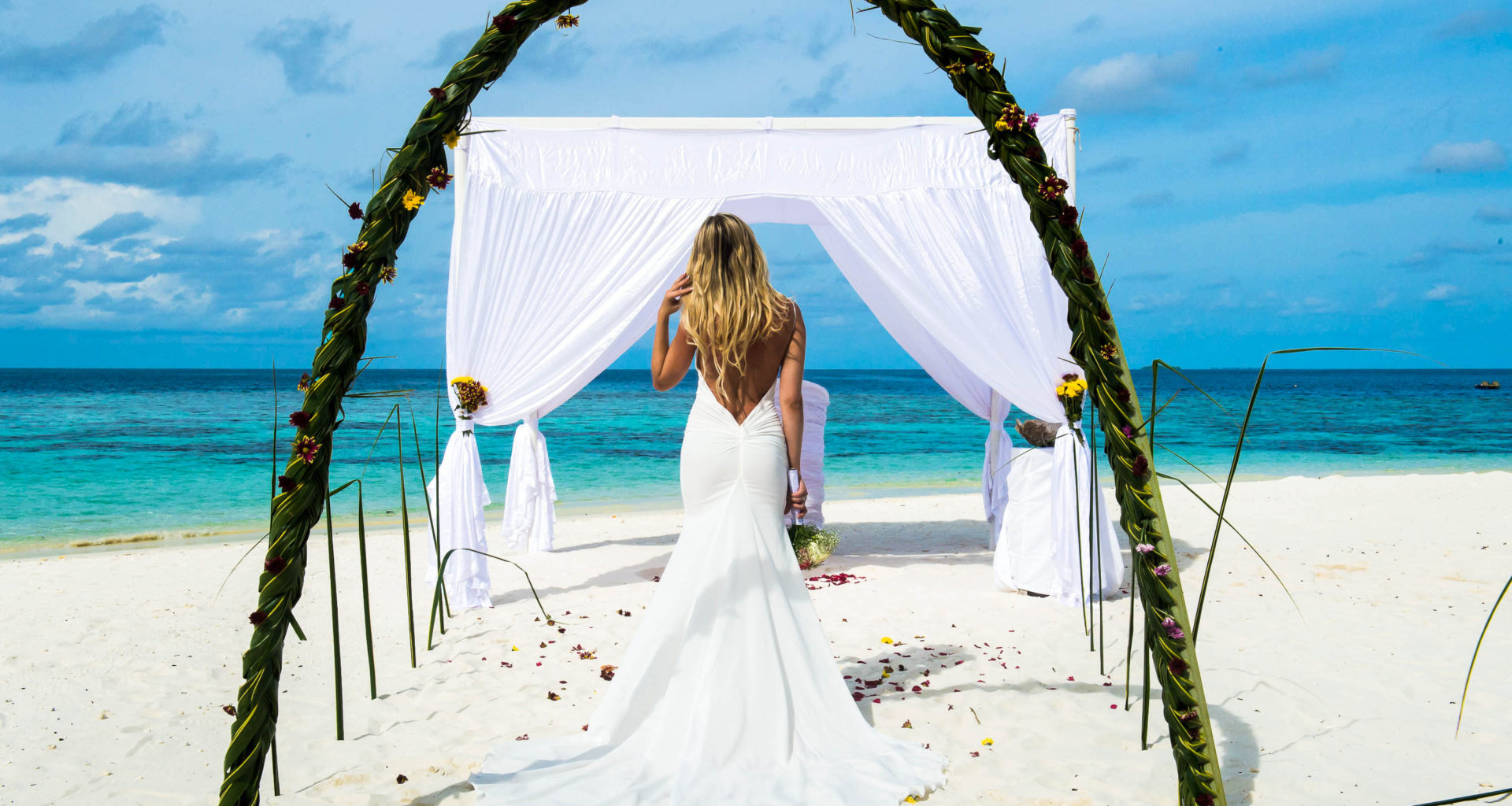 Свадебная церемония на Мальдивских островах